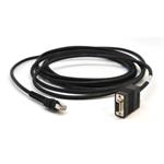 Datalogic  RS-232 PWR, 9P, Female, rovný, 1.8m