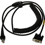 Honeywell kabel pro Granit – průmyslový: RS232, kroucený, černý, DB9 F, 3m, 5V externí napájení, bez feritu
