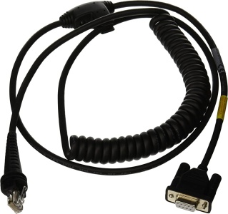 Honeywell kabel pro Granit – průmyslový: RS232, kroucený, černý, DB9 F, 3m, 5V externí napájení, s feritem