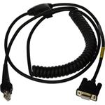 Honeywell kabel pro Granit – průmyslový: RS232, kroucený, černý, DB9 F, 3m, 5V externí napájení, s feritem