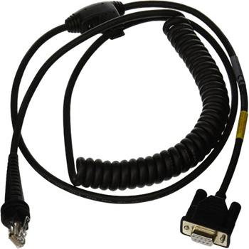 Honeywell kabel RS232, kroucený, černý, DB9 F, 3m, 5V externí napájení, bez feritu