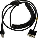 Honeywell kabel  RS232, kroucený, černý, DB9 F, 3m, 5V externí napájení, bez feritu
