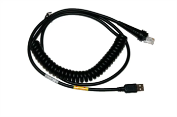 Honeywell kabel USB, černý, kroucený, 5m, 5V napájení, bez feritu