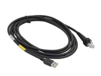 Honeywell kabel USB, černý, rovný, 1.5m, 5V napájení, bez feritu