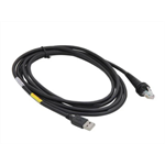 Honeywell kabel USB, černý, rovný, 1.5m, 5V napájení, bez feritu