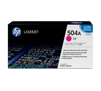 Originální Toner HP 504A Purpurový