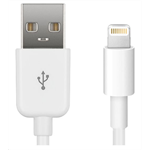 USB-A to Lightning Cable MFI, 1.0m, White
